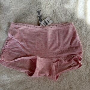 Victoria's Secret Pink High-Waist Lace-Trim Seamless Briefs